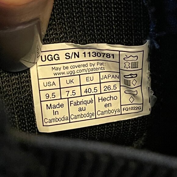 NEW Women's UGG Alameda Chelsea Sneaker | High Top | Black | Size 9.5 - Picture 7 of 7